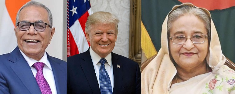 Sheikh Hasina, Hamid wish President Donald Trump